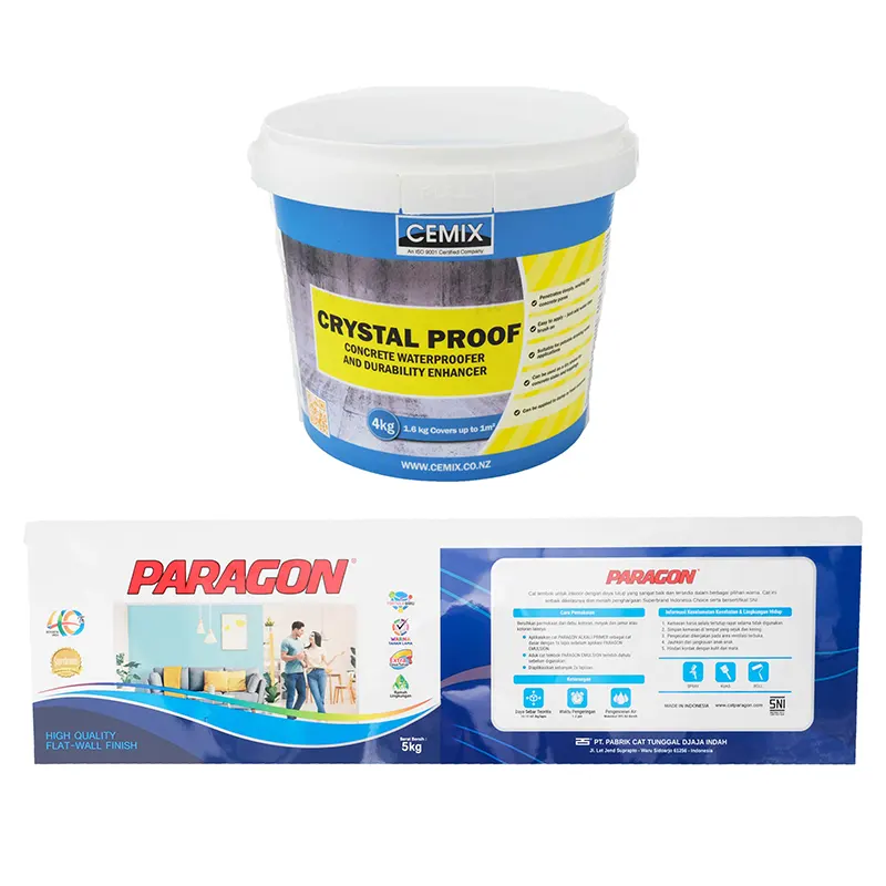 Cubo de pintura PP con etiqueta IML mediante moldeo por inyección
