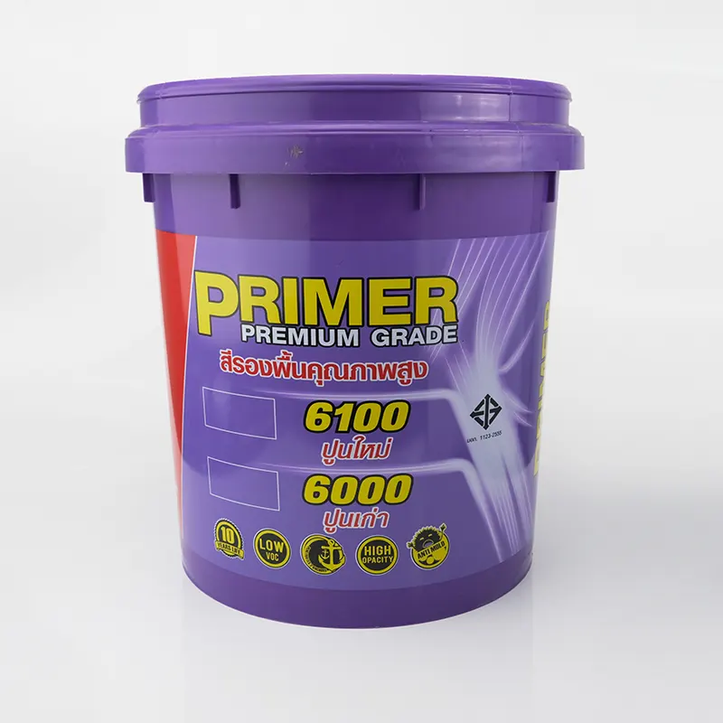 Etiqueta IML de moldeo por inyección de cubo de pintura PP