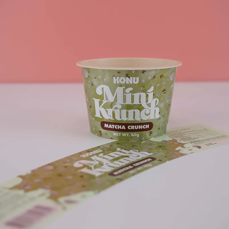 Etiqueta IML de moldeo por inyección de taza de yogur de PP